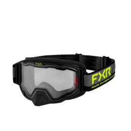 Очки снегоходные с электроподогревом FXR MAVERICK ELECTRIC 22 Hi Vis Black