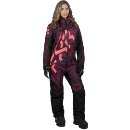 Комбинезон снегоходный женский FXR CX F.A.S.T. Ins Monosuit 23 Merlot Haze/Melon