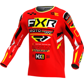 Мотоджерси FXR Podium Gladiator MX Jersey 25 Red/Black/Yellow
