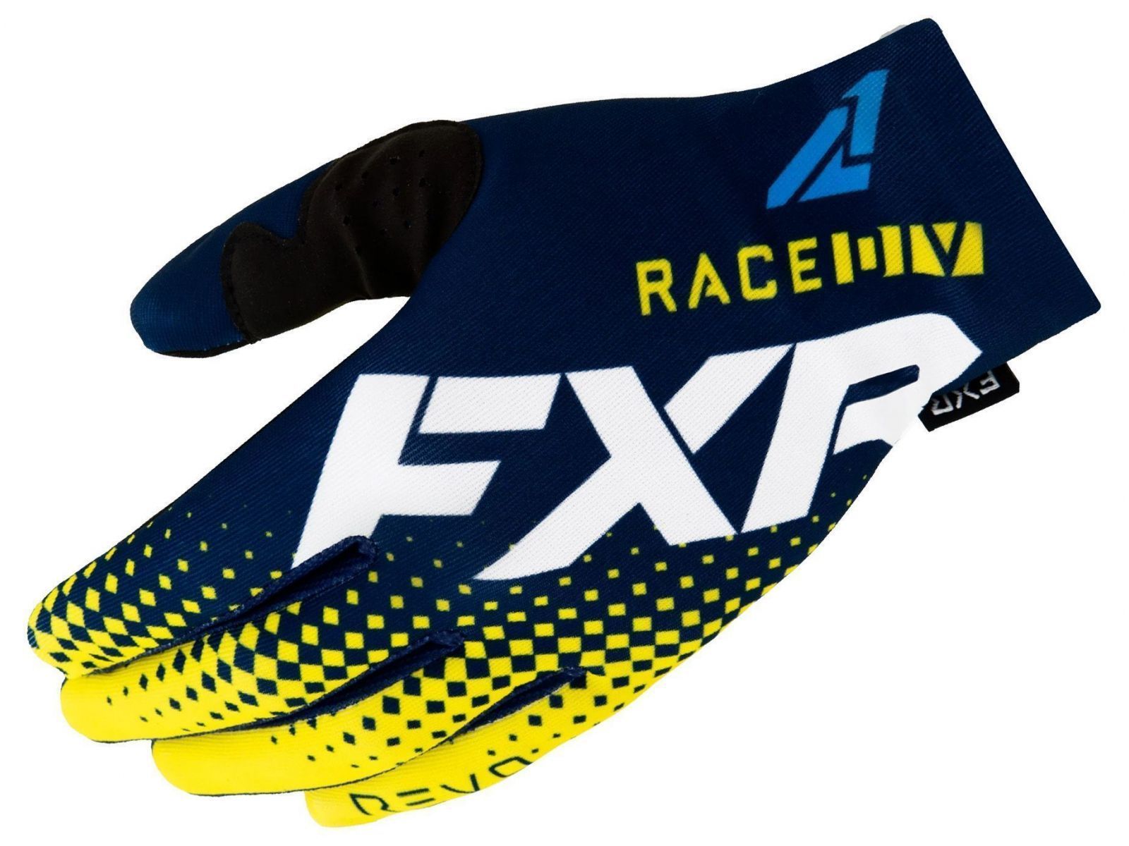 Мотоперчатки FXR PRO-FIT LITE MX Midnight/White/Yellow