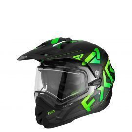 Шлем снегоходный FXR Torque X Team Hlmt w/ E Shield & Sun Shade 23 Black/Lime