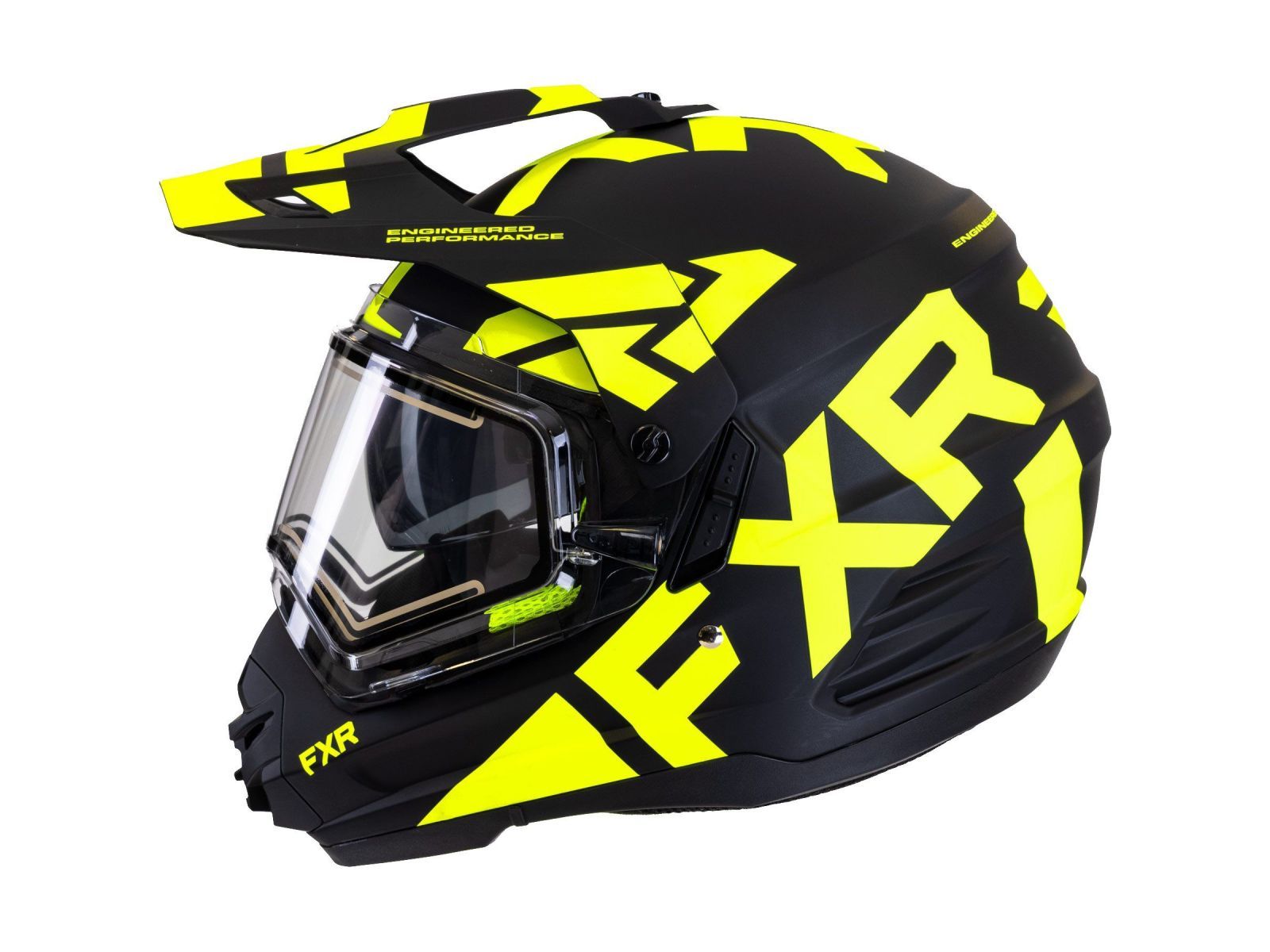 Шлем для снегохода FXR TORQUE X TEAM 22 (визор с подогревом) Black/Hi-Vis