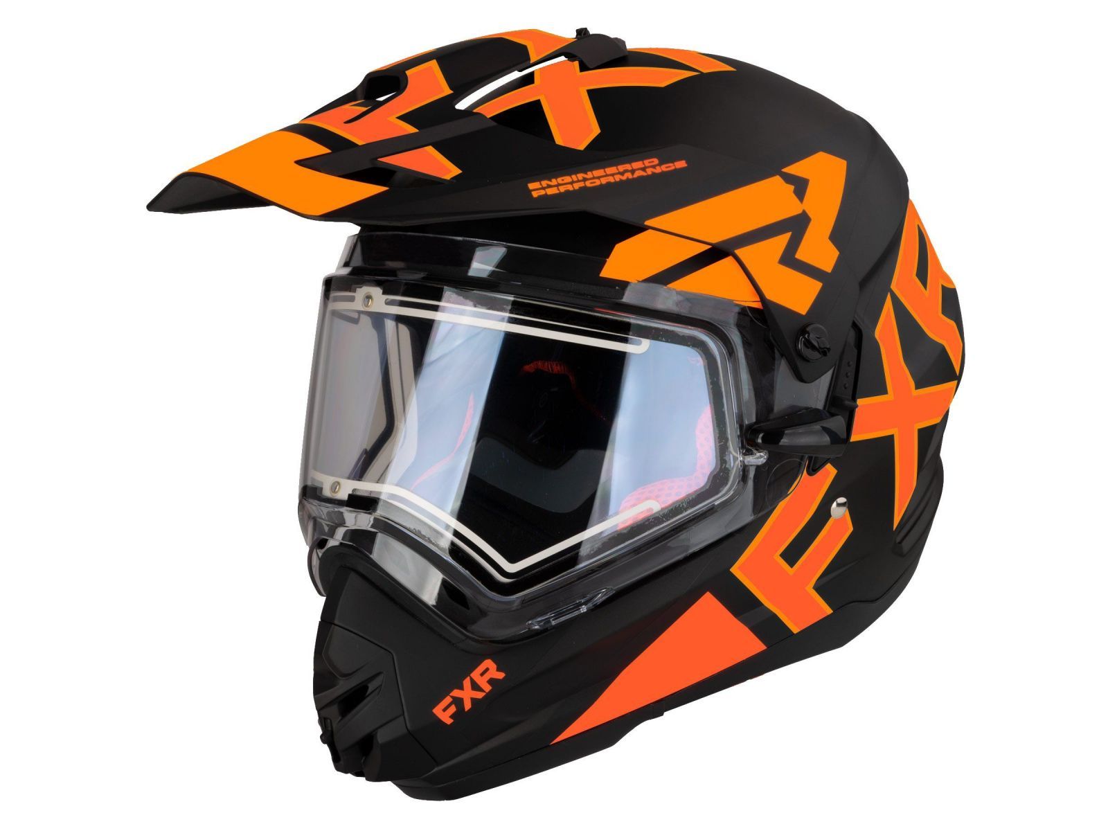 Шлем для снегохода FXR TORQUE X TEAM 22 (визор с подогревом) Black/Orange