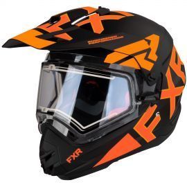 Шлем для снегохода FXR TORQUE X TEAM 22 (визор с подогревом) Black/Orange