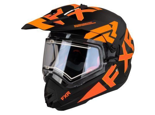 Шлем для снегохода FXR TORQUE X TEAM 22 (визор с подогревом) Black/Orange
