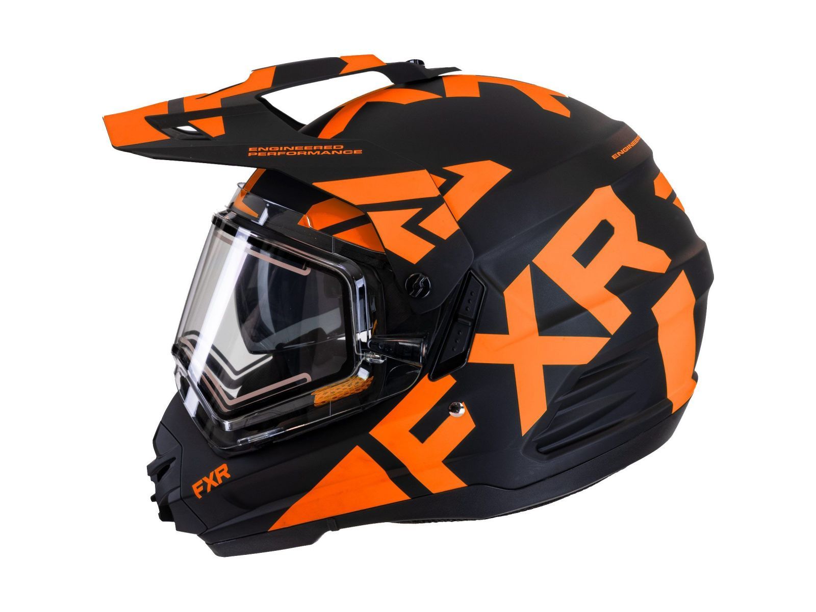 Шлем для снегохода FXR TORQUE X TEAM 22 (визор с подогревом) Black/Orange