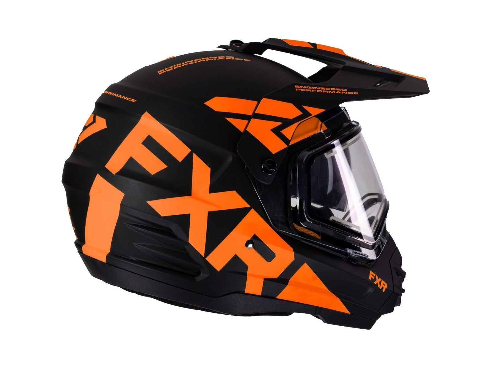 Шлем для снегохода FXR TORQUE X TEAM 22 (визор с подогревом) Black/Orange
