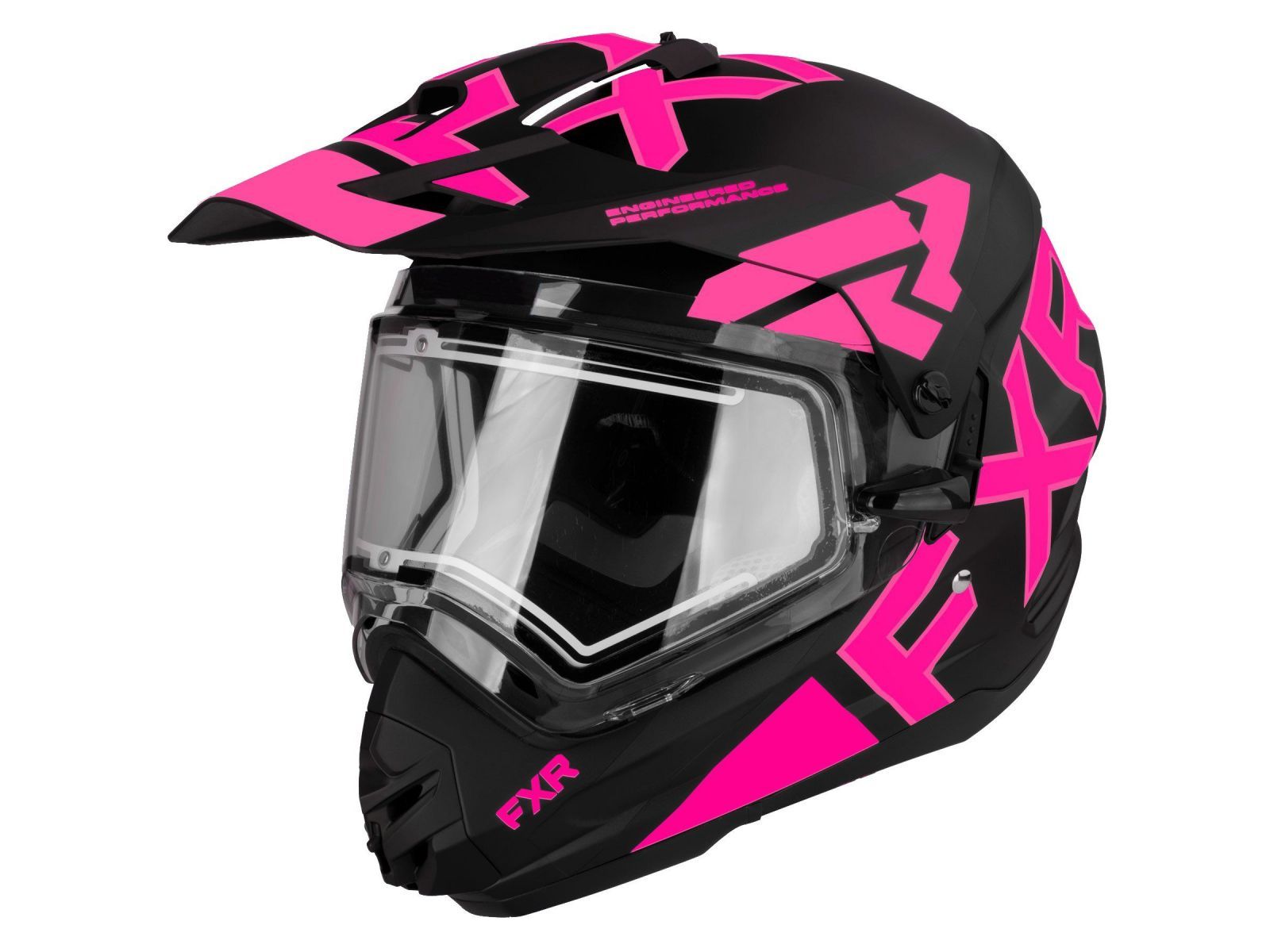 Шлем для снегохода FXR TORQUE X TEAM 22 (визор с подогревом) Black/Pink
