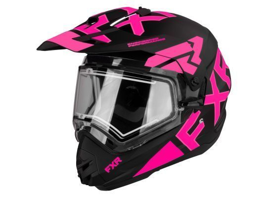 Шлем для снегохода FXR TORQUE X TEAM 22 (визор с подогревом) Black/Pink