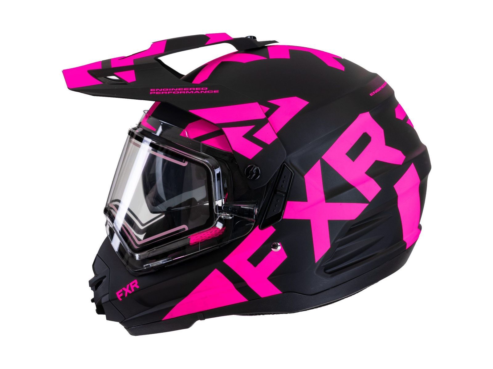 Шлем для снегохода FXR TORQUE X TEAM 22 (визор с подогревом) Black/Pink