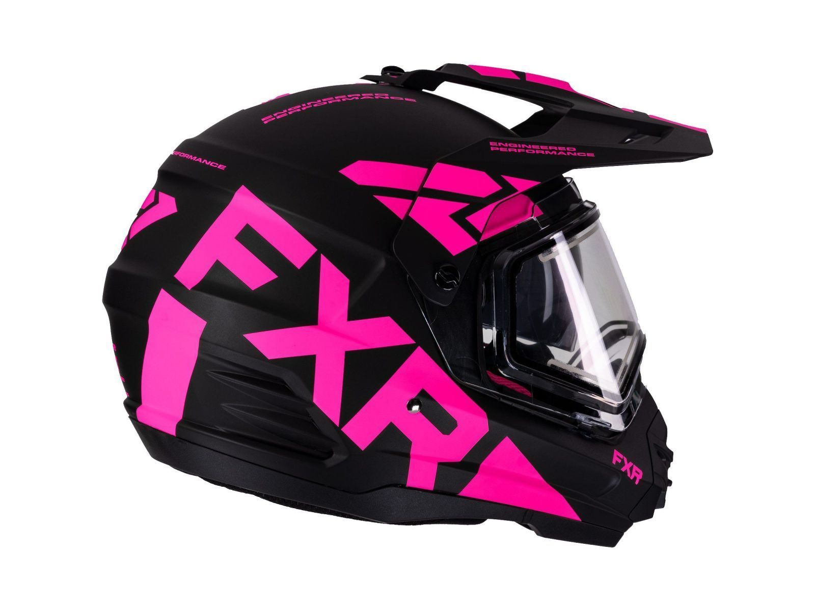 Шлем для снегохода FXR TORQUE X TEAM 22 (визор с подогревом) Black/Pink