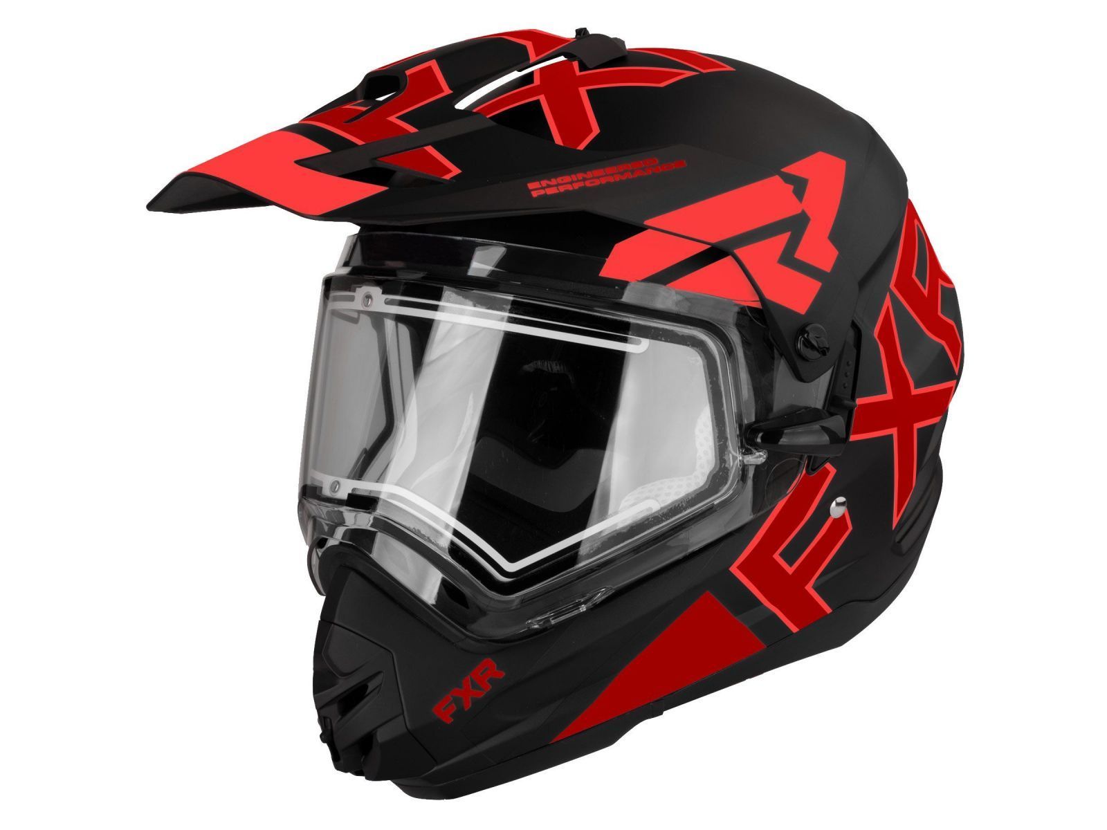 Шлем для снегохода FXR TORQUE X TEAM 22 (визор с подогревом) Black/Red
