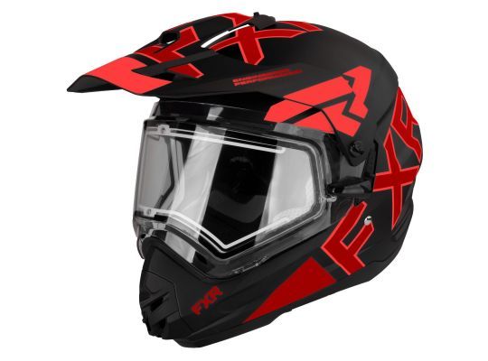 Шлем для снегохода FXR TORQUE X TEAM 22 (визор с подогревом) Black/Red