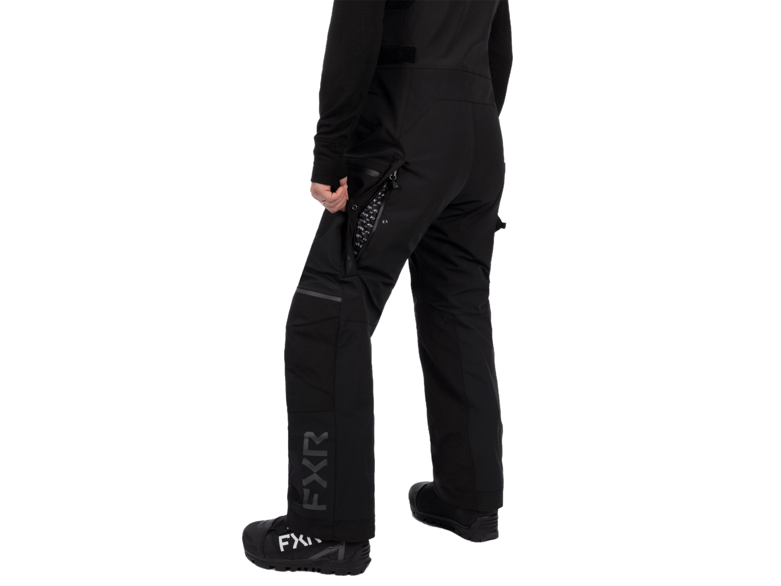 Снегоходные брюки FXR Vertical MTX Lite Bib Pant 26 Black Ops