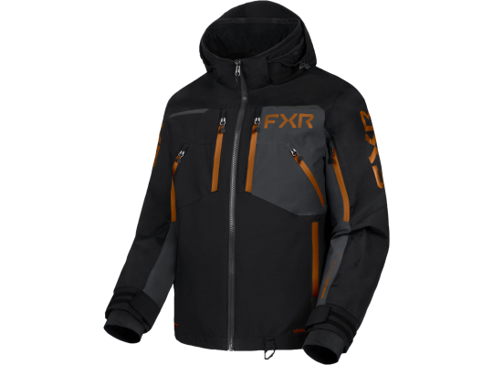 Снегоходная куртка FXR Vertical MTX Lite Jacket 26 Black/Asphalt/Kash