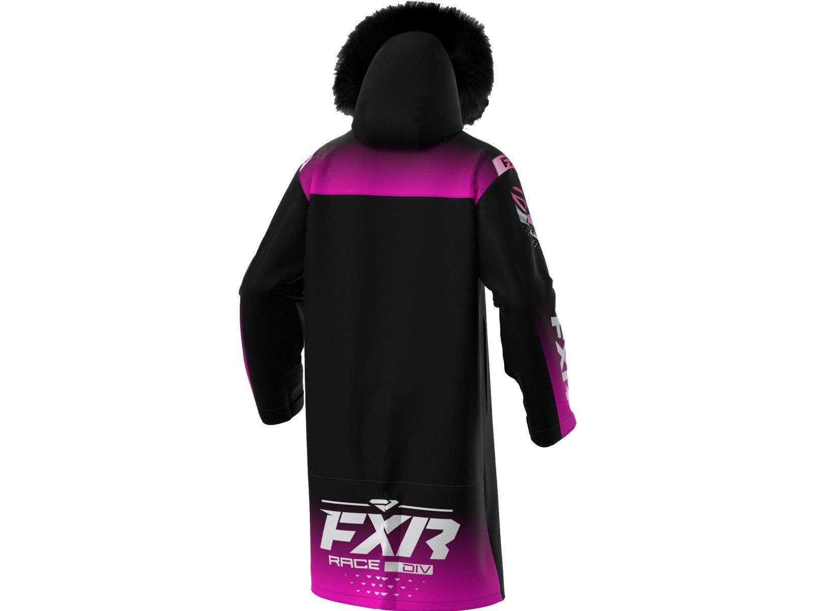 Пальто женское FXR WARM-UP LADY 22 Black/Fuchsia