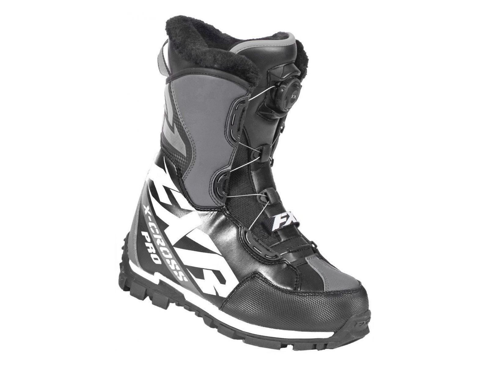Снегоходные ботинки FXR X-CROSS PRO BOA 19 Black/White/Char