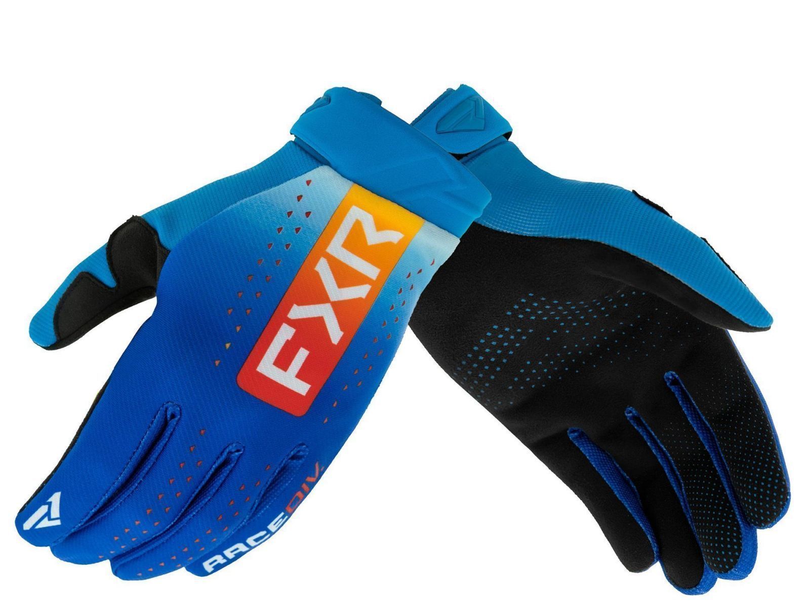 Мотоперчатки детские FXR YOUTH REFLEX MX 22 Blue/Tangerine
