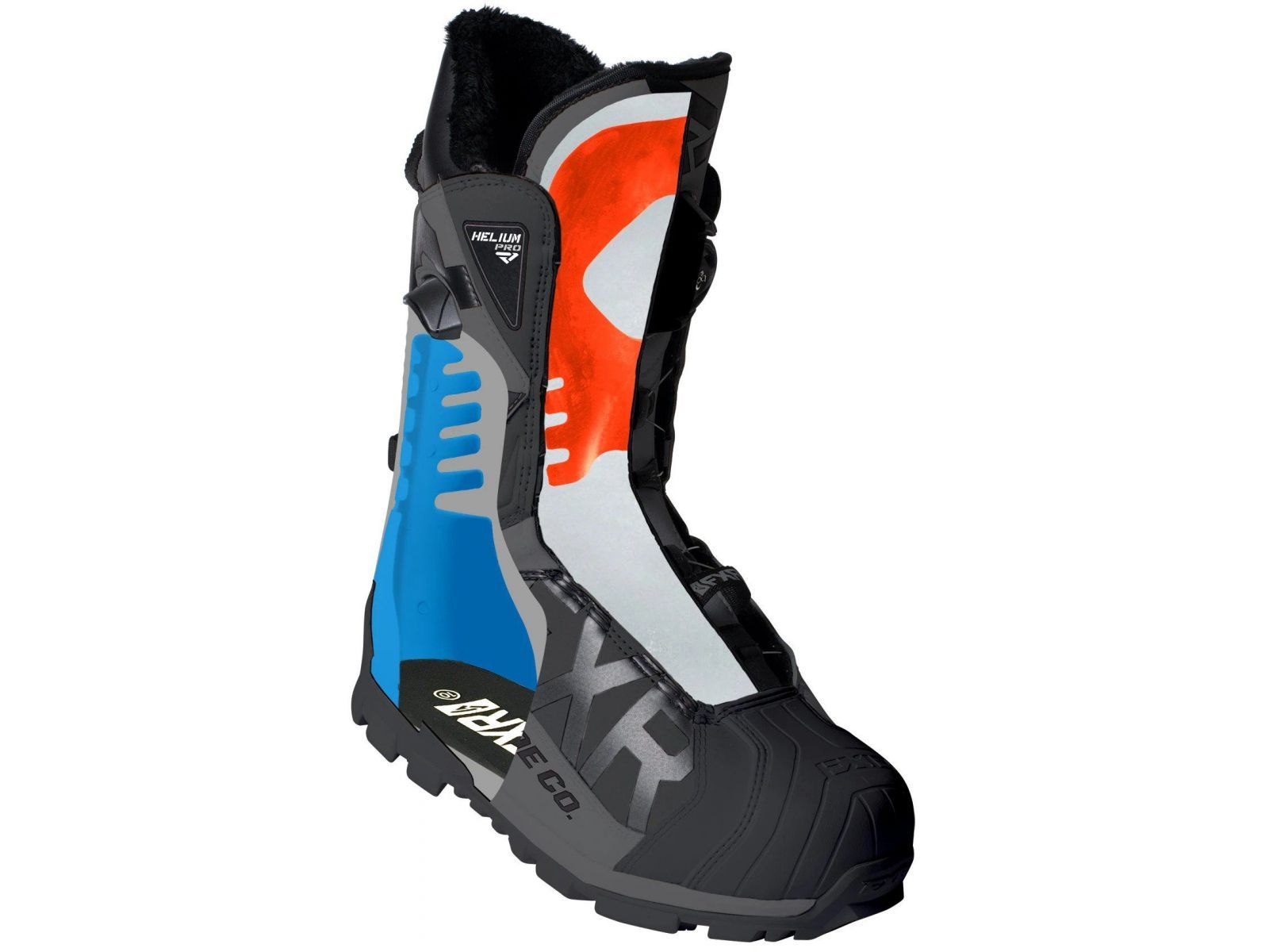 Снегоходные ботинки FXR HELIUM PRO BOA Boot 20 Black/Char/Hi Vis