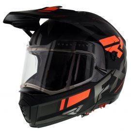 Шлем для снегохода FXR MAVERICK MODULAR TEAM 20 (визор с подогревом) Black/Char/Orange
