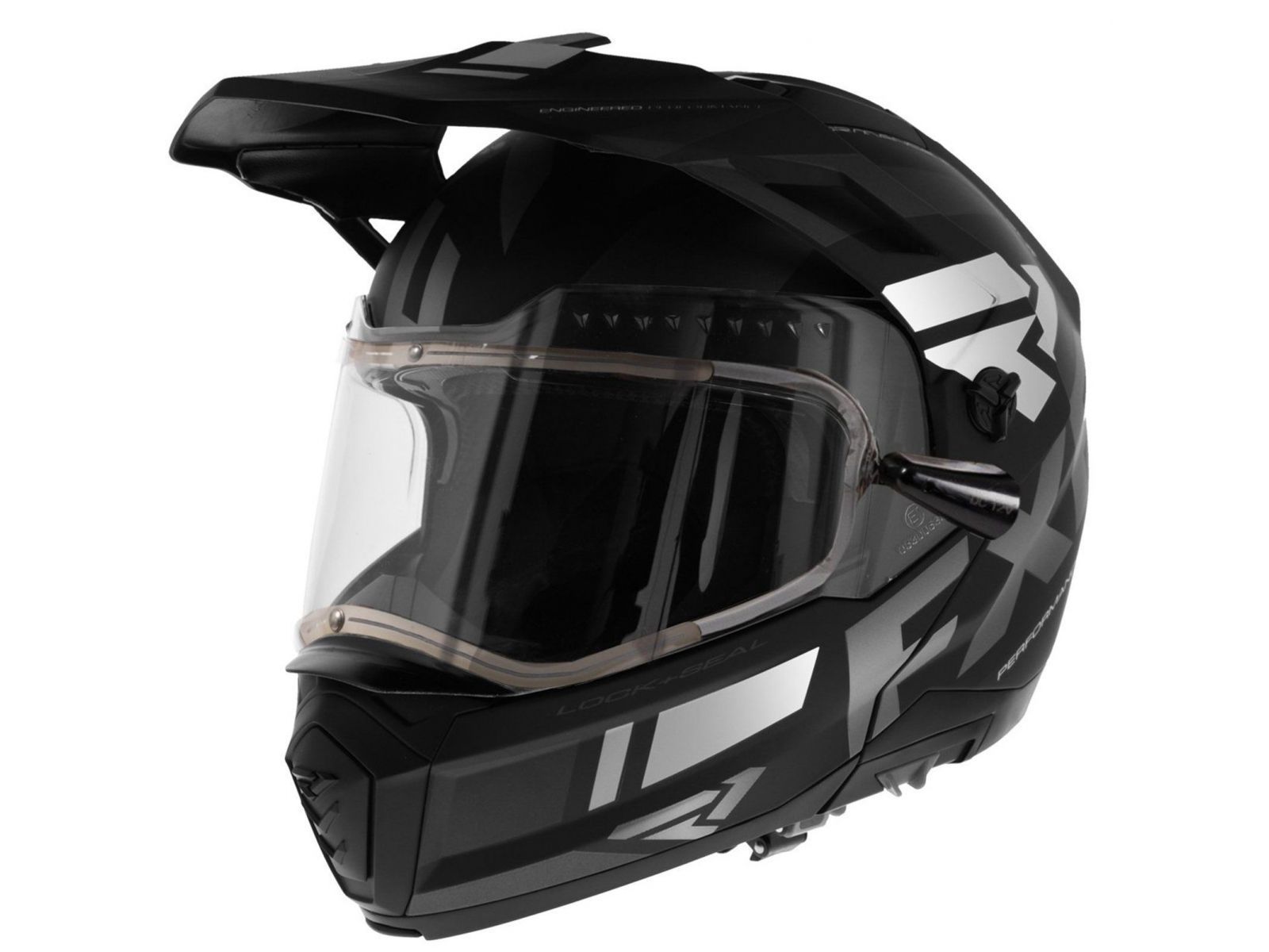 Шлем для снегохода FXR MAVERICK MODULAR TEAM 20 (визор с подогревом) Black/Char/White
