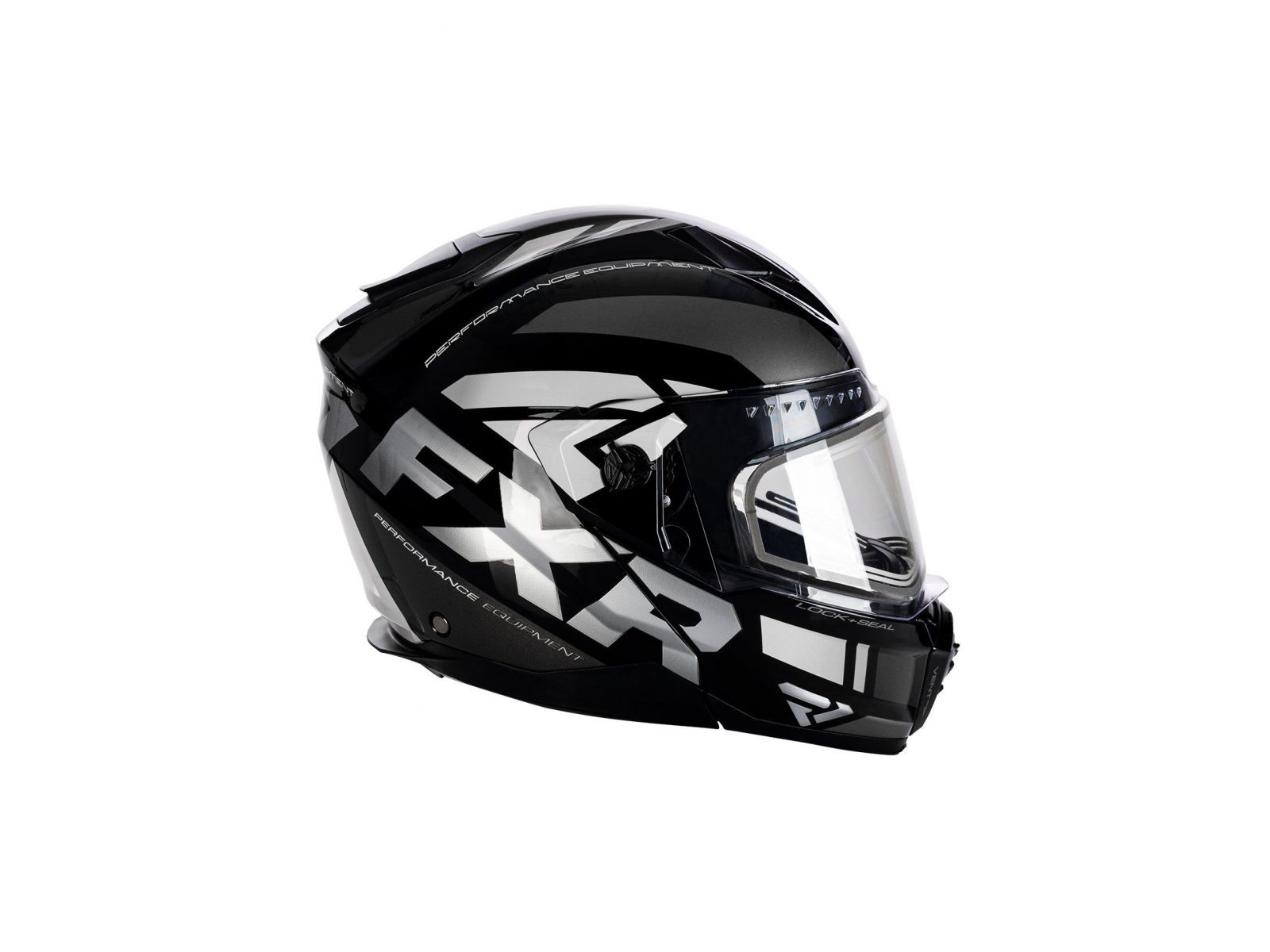 Шлем для снегохода FXR MAVERICK MODULAR TEAM 20 (визор с подогревом) Black/Char/White