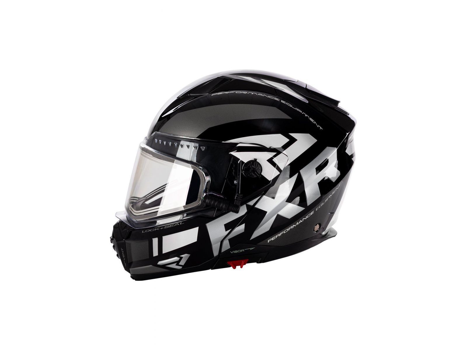 Шлем для снегохода FXR MAVERICK MODULAR TEAM 20 (визор с подогревом) Black/Char/White