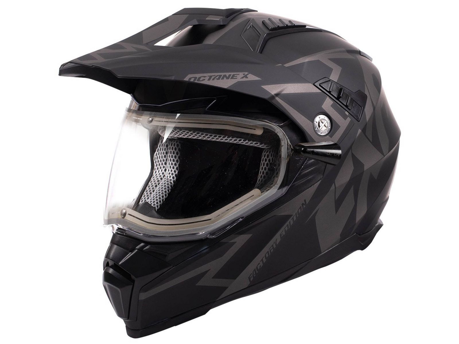 Шлем для снегохода FXR OCTANE X DEVIANT 20 (визор с подогревом) Black Ops