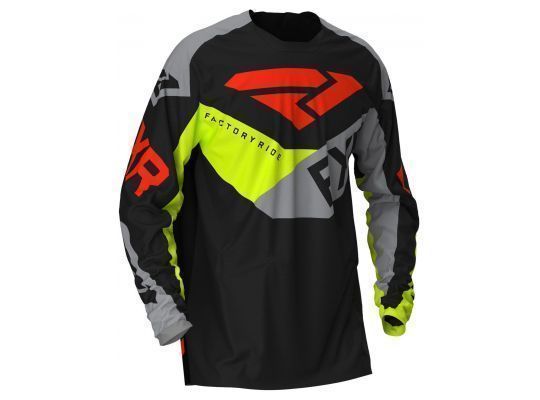 Джерси FXR PODIUM MX 20 Black/Grey/Hi Vis/Nuke Red