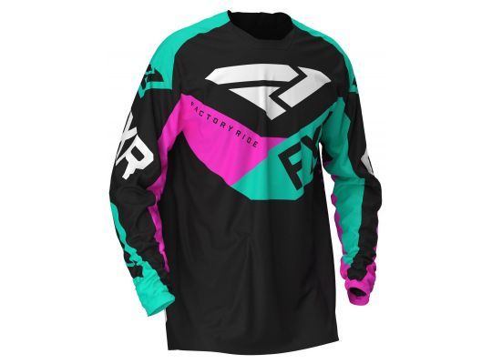 Джерси FXR PODIUM MX 20 Black/Mint/Elec Pink