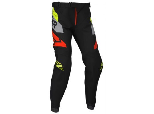 Мотобрюки FXR PODIUM MX 20 Black/Grey/Hi Vis/Nuke Red