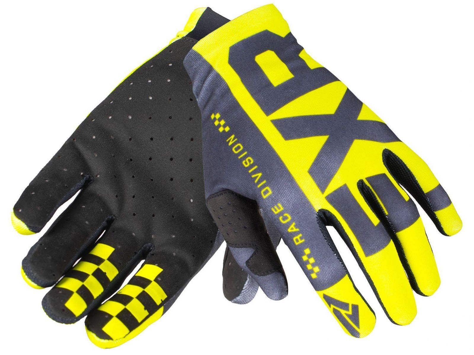 Мотоперчатки FXR Slip on Lite MX 19 HiVis/Black