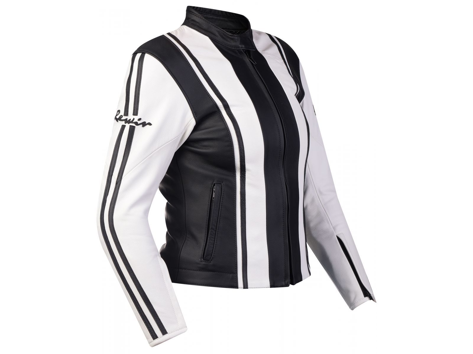 Куртка женская REWIN STRIP white-black