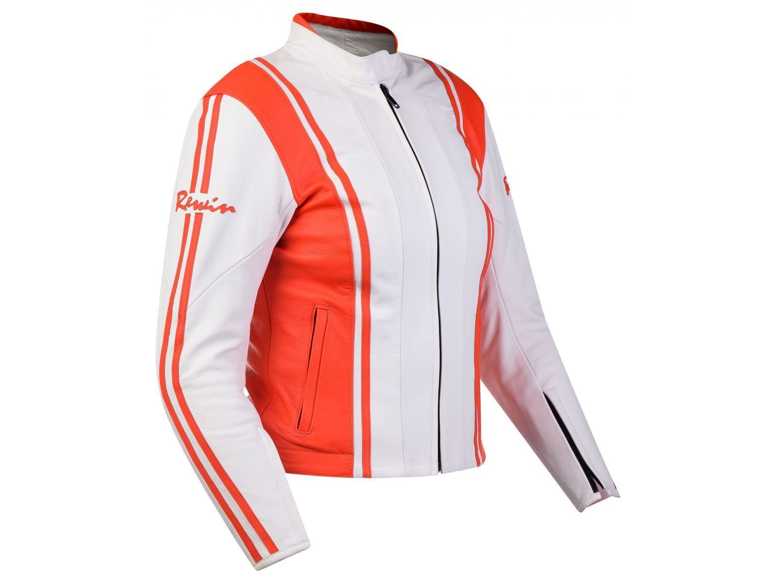 Куртка женская REWIN STRIPE white-red