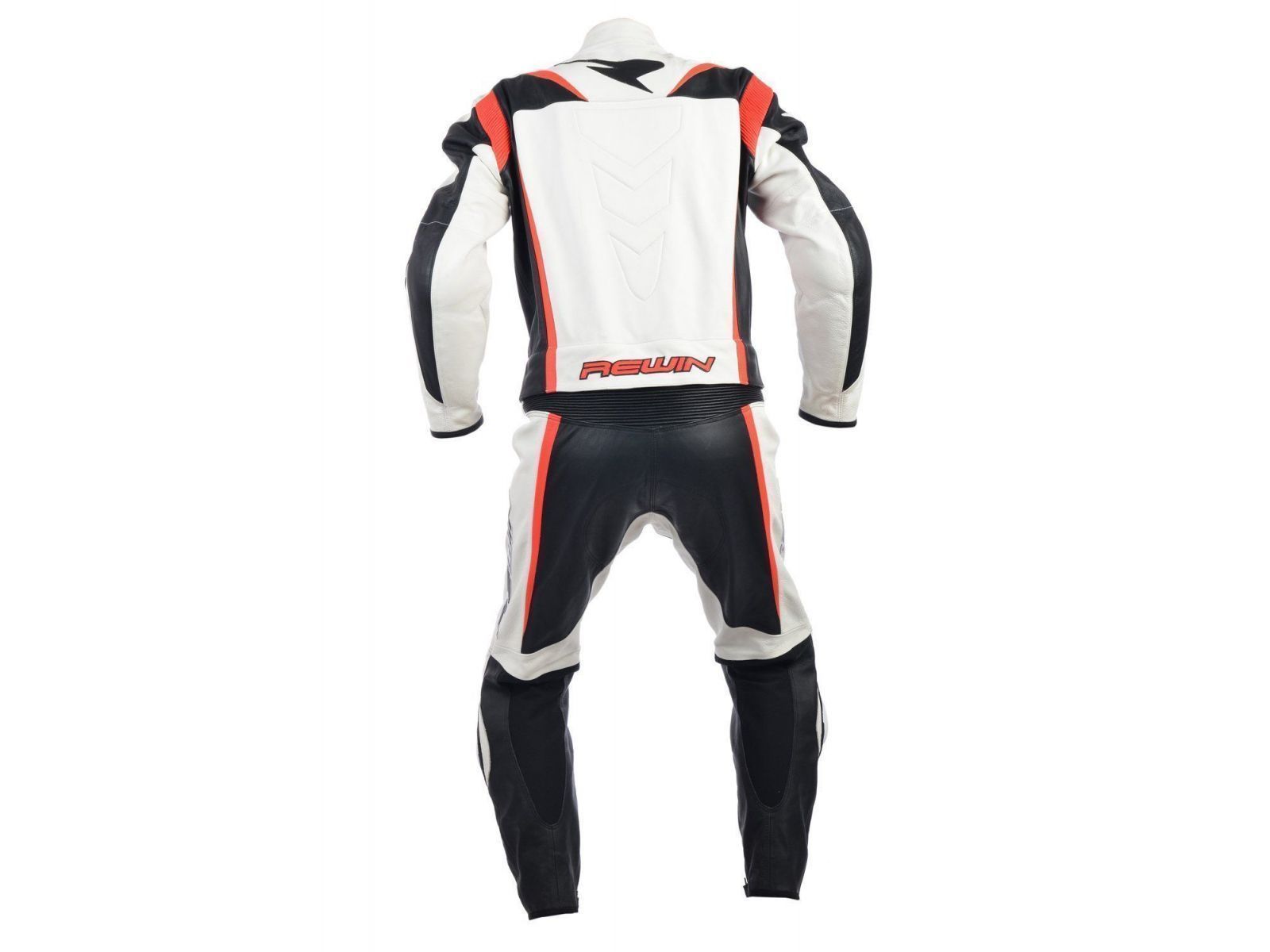 Мотокомбинезон Rewin Touring Div Red-white-black (кожа быка)