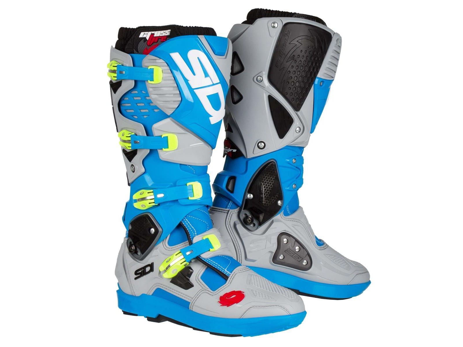 Мотоботы Sidi Crossfire 3 SRS LIMITED EDITION Light Blue Ash