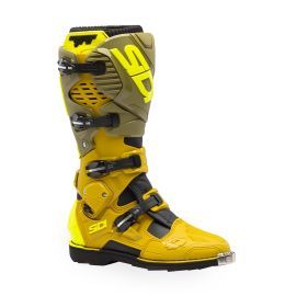 Мотоботы SIDI CROSSFIRE 3 Olive Green/Yellow Fluo