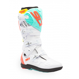 Мотоботы SIDI CROSSFIRE 3 SRS White/Fluo Mint/Fluo Coral