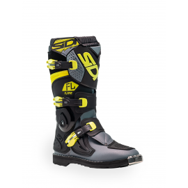 Мотоботы детские SIDI FLAME Black/Lime/Grey