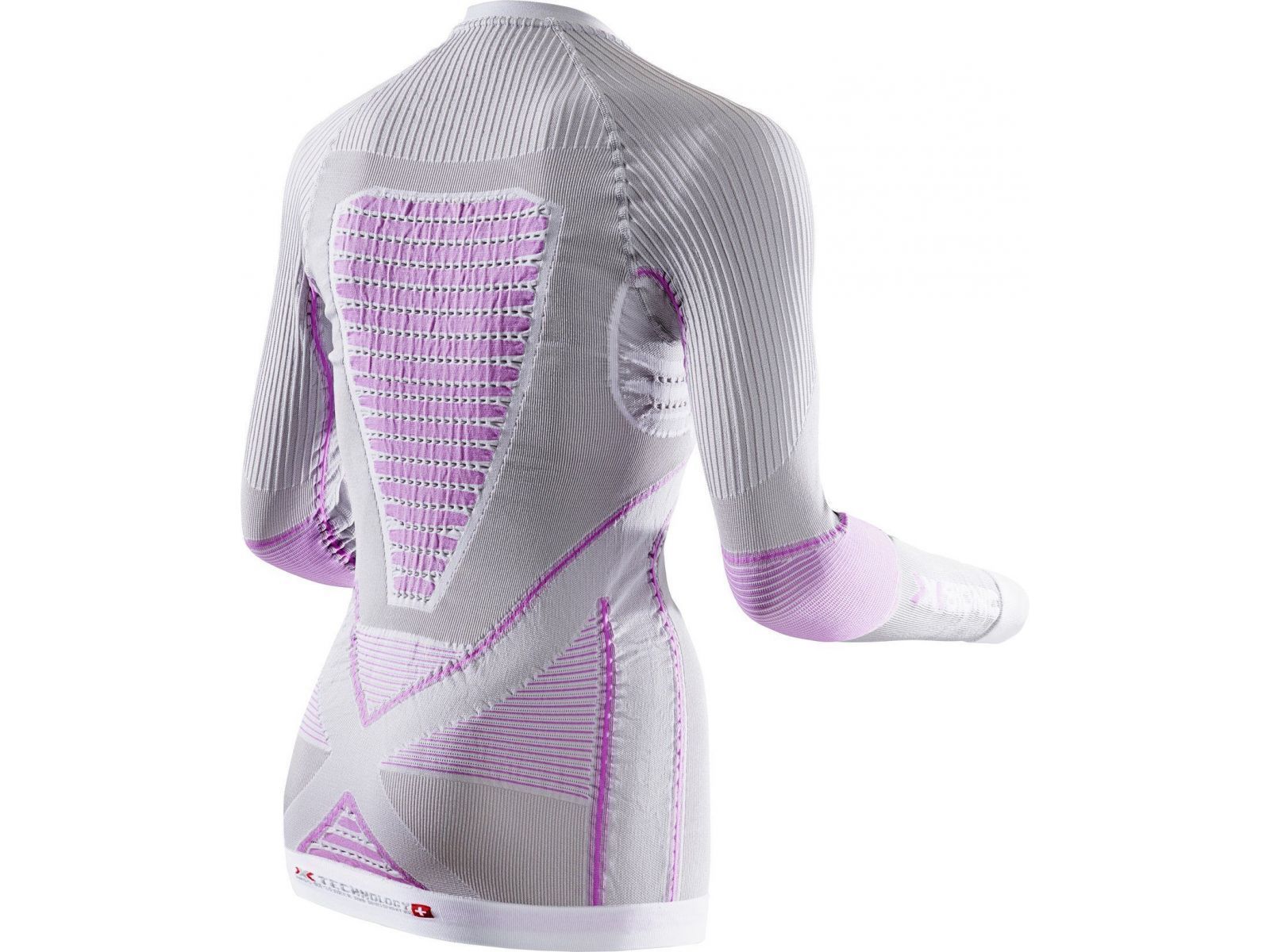 Термофутболка женская с длинным рукавом X-BIONIC LADY RADIACTOR EVO LG SL Silver/Fuchsia