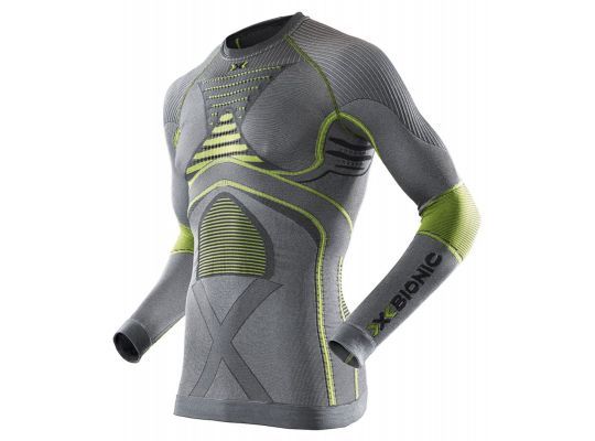 Термофутболка с длинным рукавом X-BIONIC MAN RADIACTOR EVO LG SL Iron/Yellow