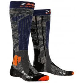 Термоноски X-SOCKS SKI RIDER 4.0 Stone Grey/Navy