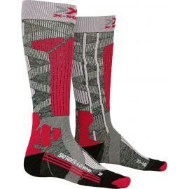 Термоноски женские X-SOCKS SKI RIDER 4.0 Stone Grey/Pink