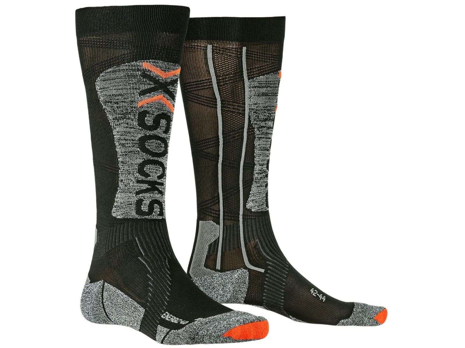 Термоноски X-SOCKS SKI ENERGIZER LIGHT 4.0 Black/Grey