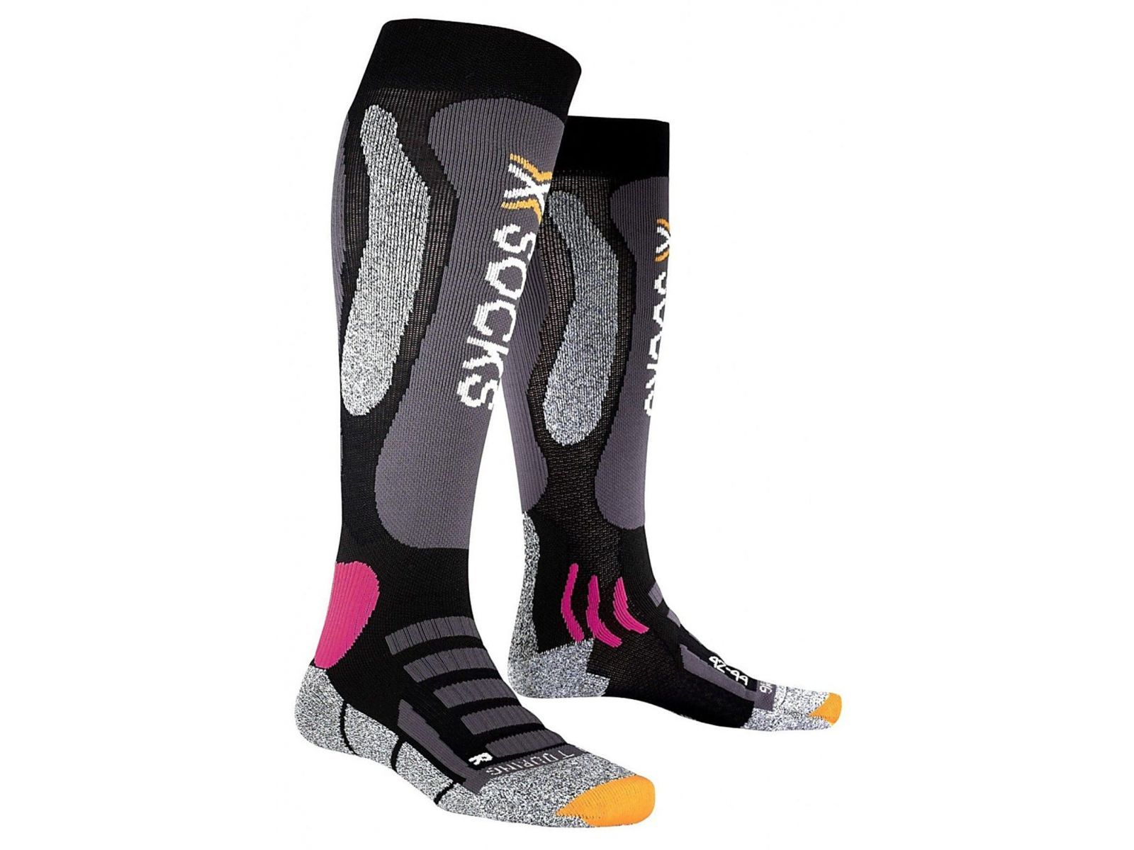 Термоноски женские зимние X-SOCKS SKI TOURING SILVER LADY Black/Violet