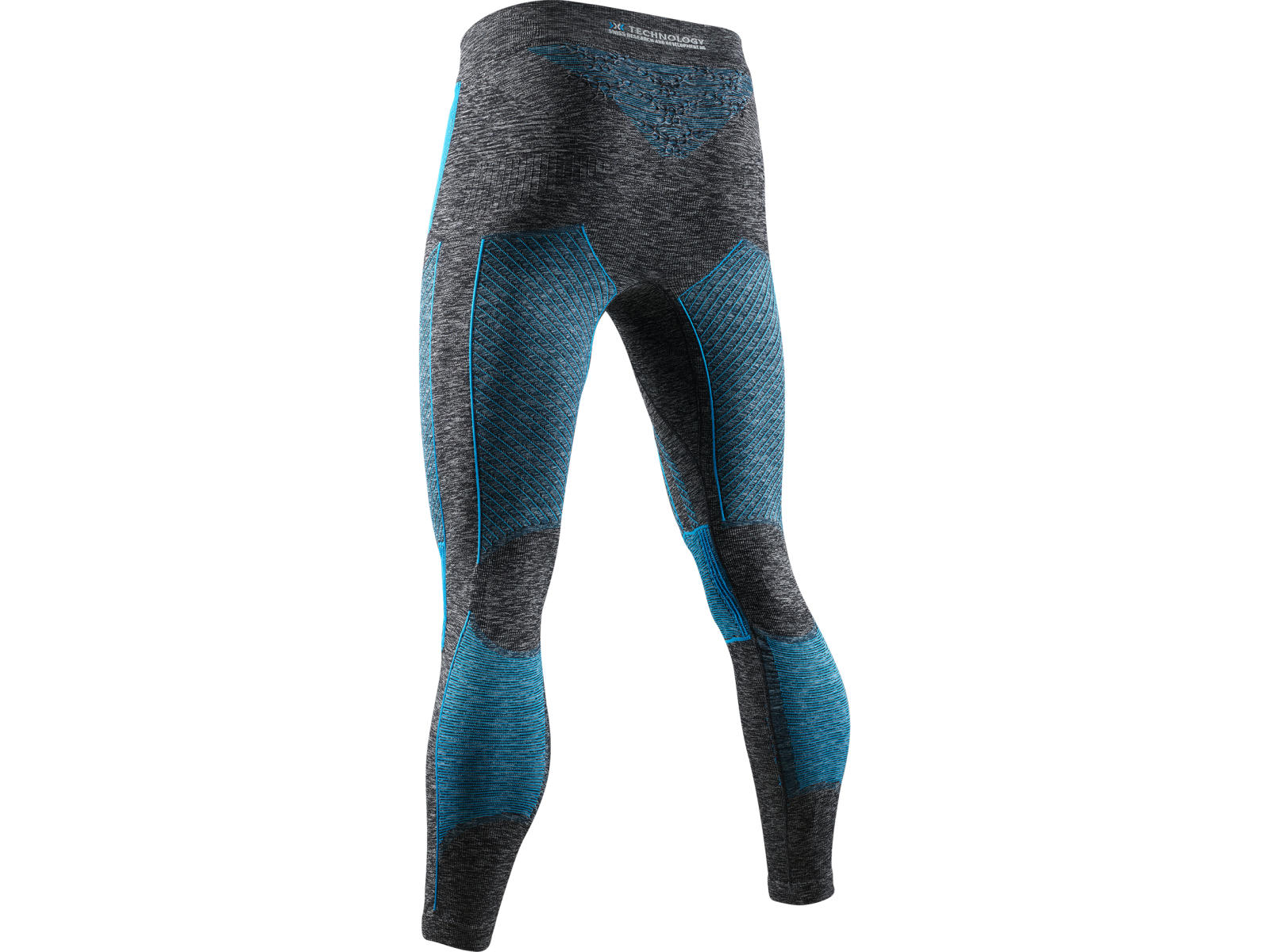 Термобрюки X-BIONIC ENERGY ACCUMULATOR 4.0 MELANGE Dark Grey Melange/Blue