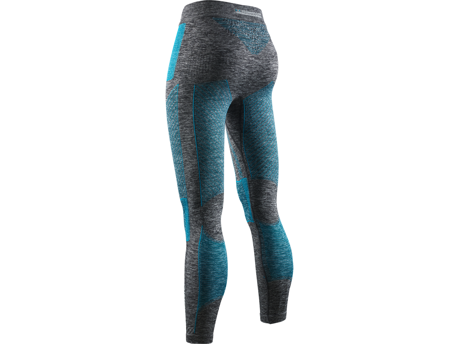 Термобрюки женские X-BIONIC ENERGY ACCUMULATOR 4.0 MELANGE Dark Grey Melange/Water Green