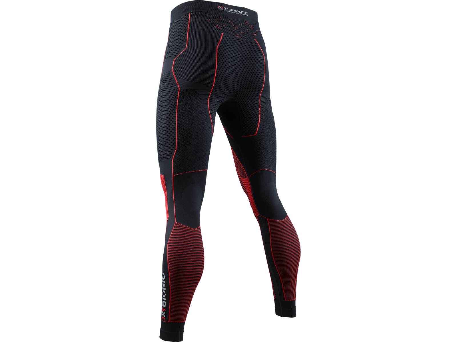 Термобрюки X-BIONIC MOTO ENERGIZER 4.0 Opal black/Signal red
