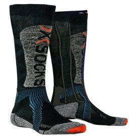 Термоноски X-SOCKS SKI ENERGIZER LIGHT 4.0 Petrol/Stone Grey Melange