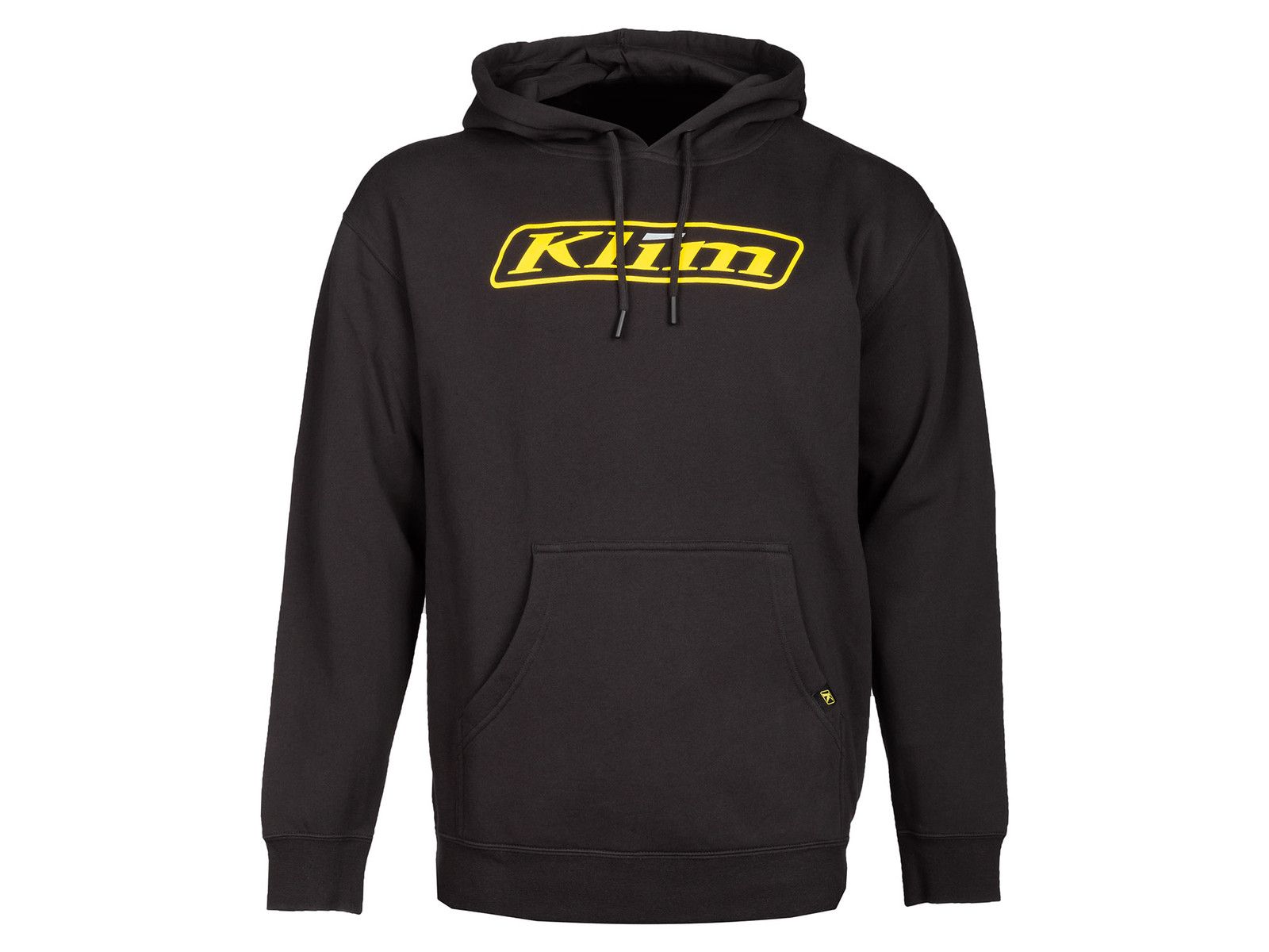 Толстовка KLIM CORP HOODIE Black - Vibrant Yellow